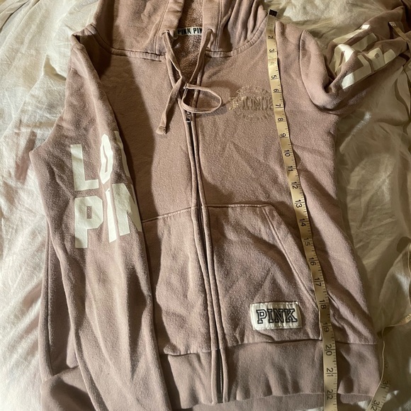 Victoria Secret Pink zip up hoodie - Picture 2 of 3